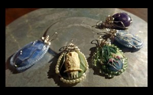 Wire wrap Pendants Dec 2012